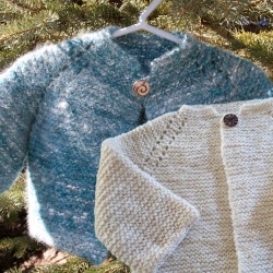 Garter Stitch Baby Cardigan