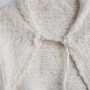 angora silk baby shrug details