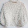 angora silk handspun handknit shrug back