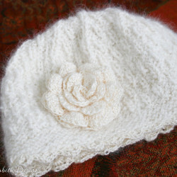 Whisper angora silk hat custom-0362