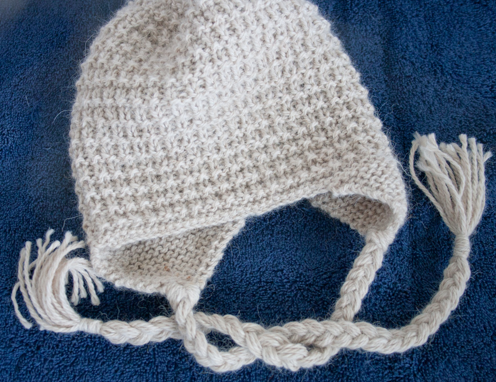 Luxury Alpaca Baby Cap with Earflaps