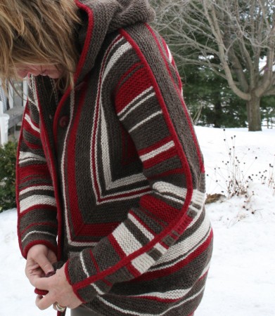 hand knit sweater adult surprise