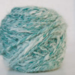 handspun merino and angora blend yarn