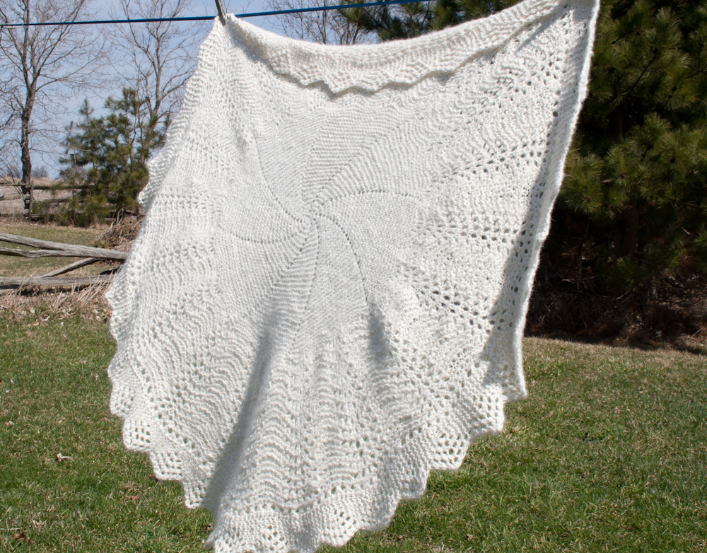 Hand Knitted 100% Pure Cashmere Baby Blanket Shawl Heirloom Made To Order 